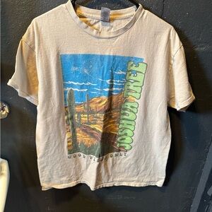 Men’s Joshua Tree Good Vibes Only Short  Sleeve Tshirt Size Large